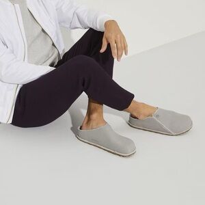Women's Birkenstock. Gray Slip-On Shoes